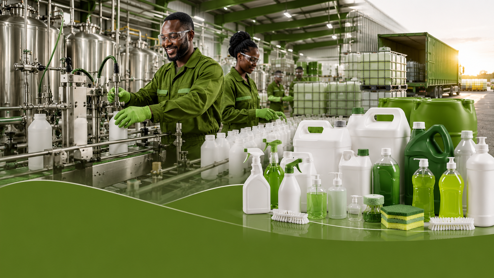 Discount Chemicals chemical manufacturing facility in Workington, Harare, Zimbabwe